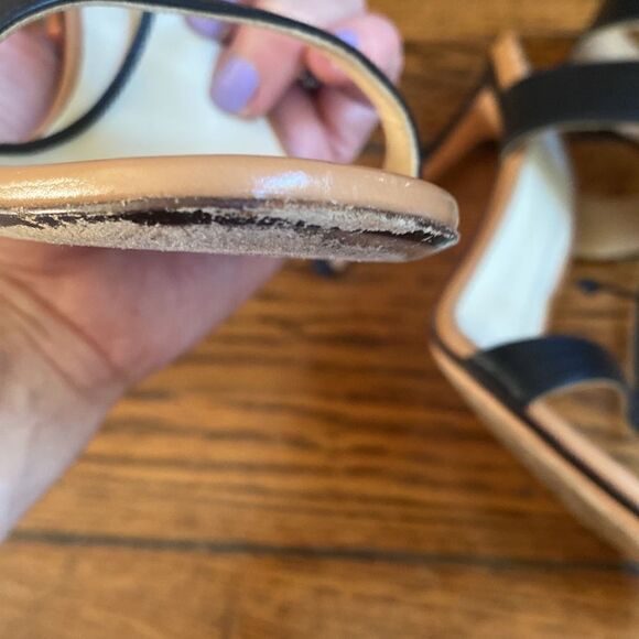 Francesco Russo high heel sandal beige and black size 35 - Picture 12 of 12